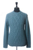 Peregrine Seafoam Picton Cable Knit Sweater