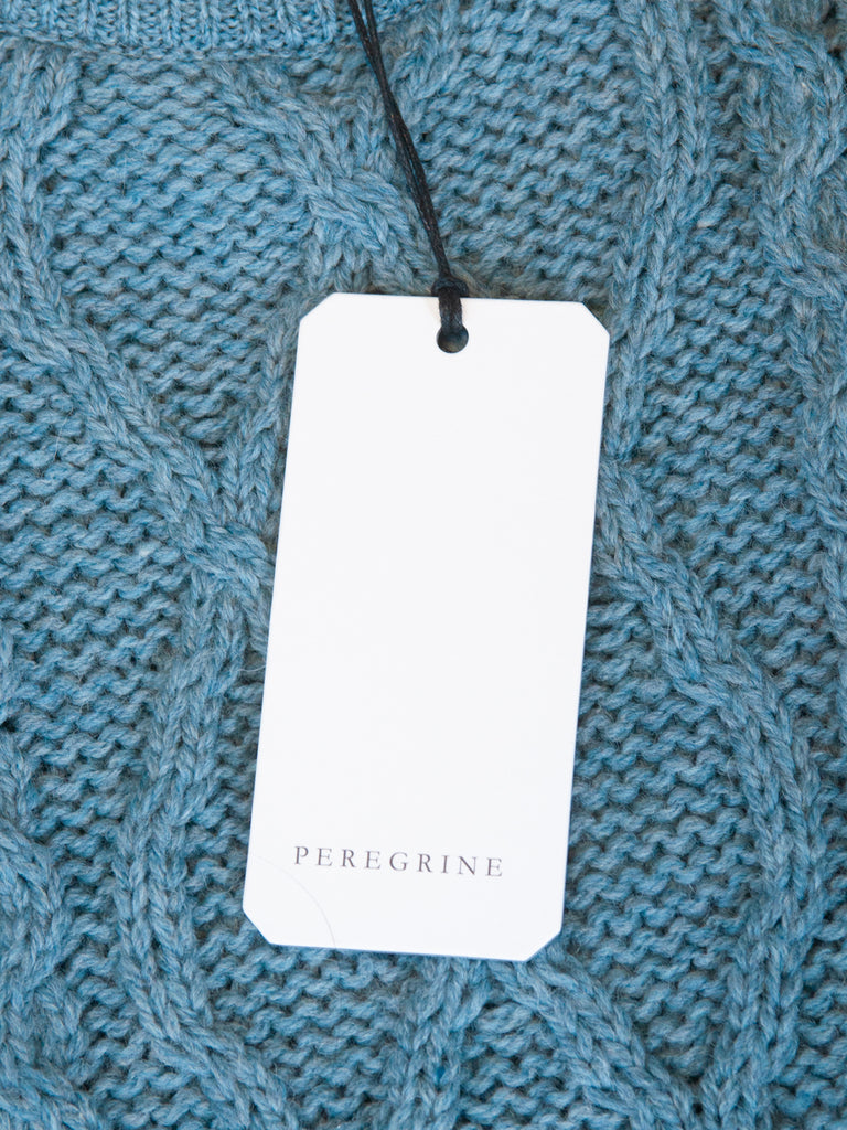 Peregrine Seafoam Picton Cable Knit Sweater