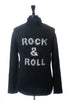 Zadig & Voltaire Grey Rock & Roll Oversized Mock Neck Sweater