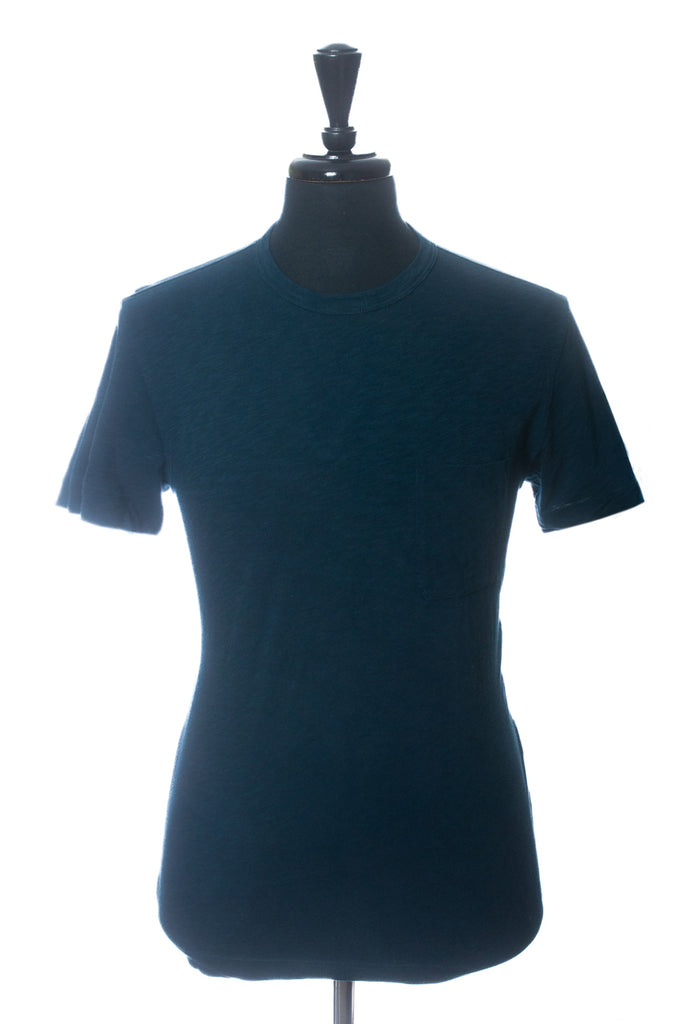 Theory Dark Blue Gaskell Nebulous Pocket T-Shirt