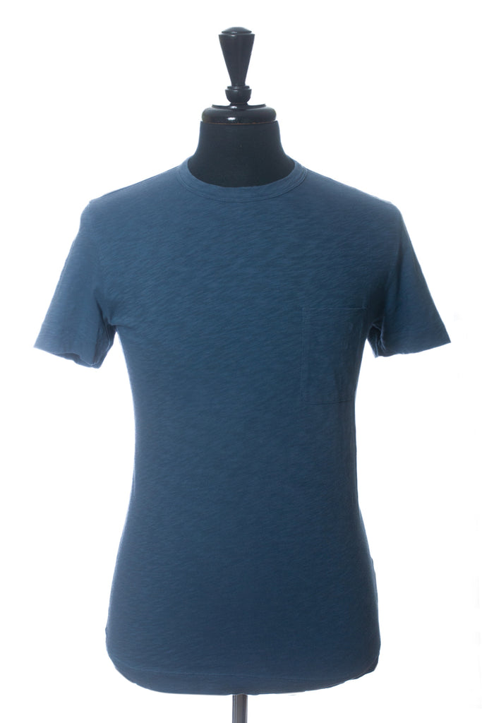 Theory Medium Blue Gaskell Nebulous Pocket T-Shirt