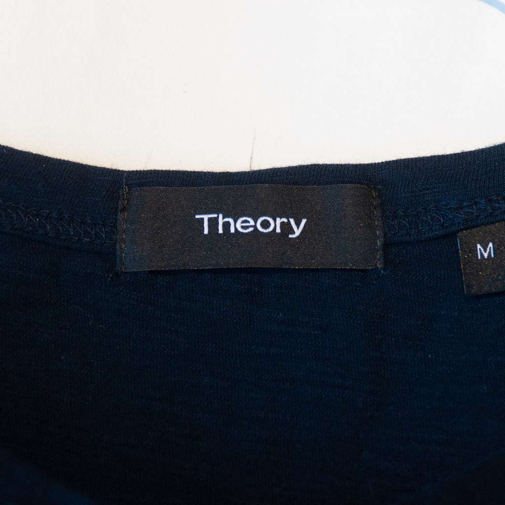 Theory Midnight Blue Crew Neck T-Shirt