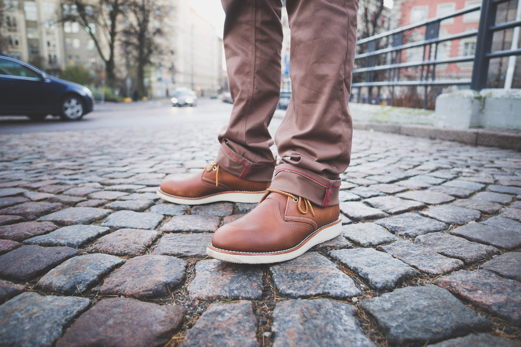 Red Wing Brown 3140 Heritage Work Chukka Boots