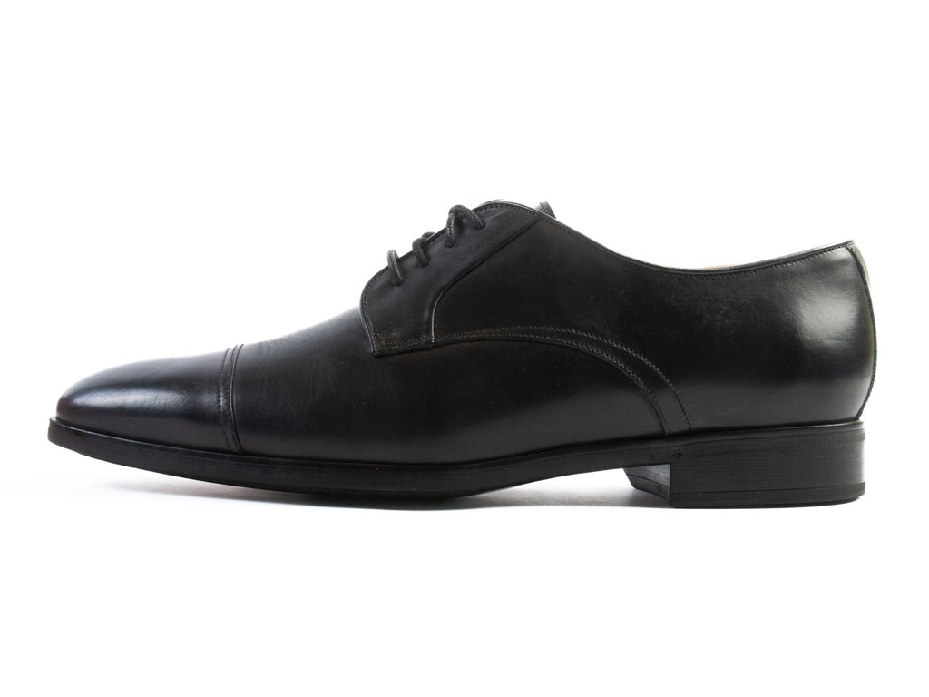 To Boot New York Black Provo Cap Toe Derby Shoes