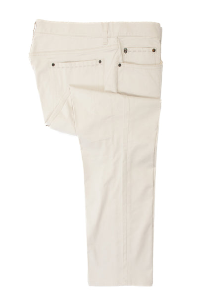 John Varvatos Light Sand Brown Canvas Button Fly Pants