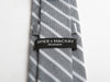 Spier & Mackay Grey Striped Cotton Tie