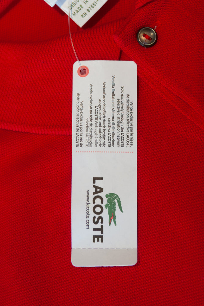 Lacoste Red Devanlay Polo Shirt