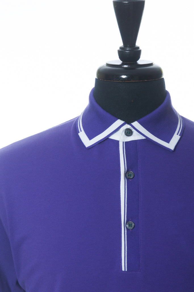 Hugo Boss Purple Regular Fit Pima Cotton Polo Shirt