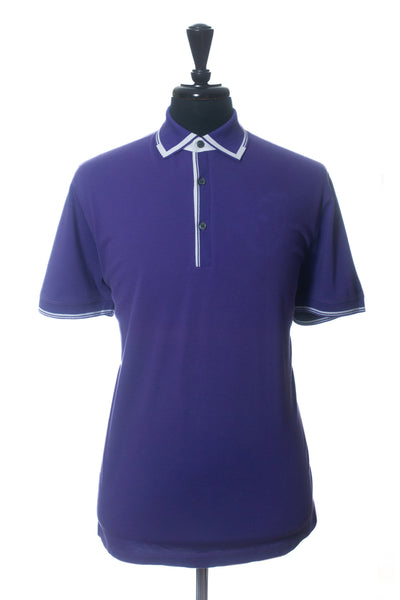 Hugo Boss Purple Regular Fit Pima Cotton Polo Shirt