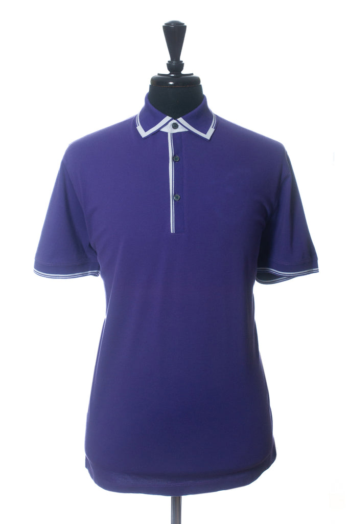 Hugo Boss Purple Regular Fit Pima Cotton Polo Shirt