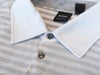 Hugo Boss Grey Striped Regular Fit Don_04 Polo Shirt