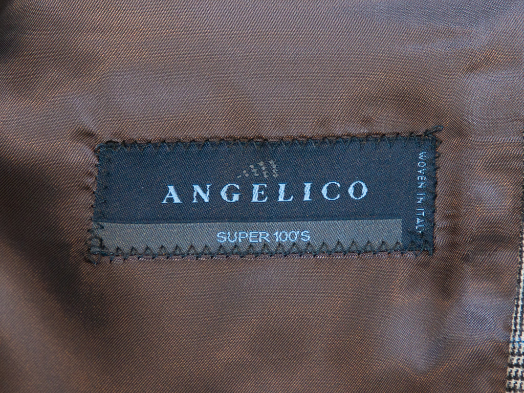 Giudice Grey Check Parma 2 Button Oliver Blazer