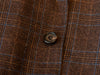 Pat Henning Hand Crafted Brown Check Cashmere Blend Blazer