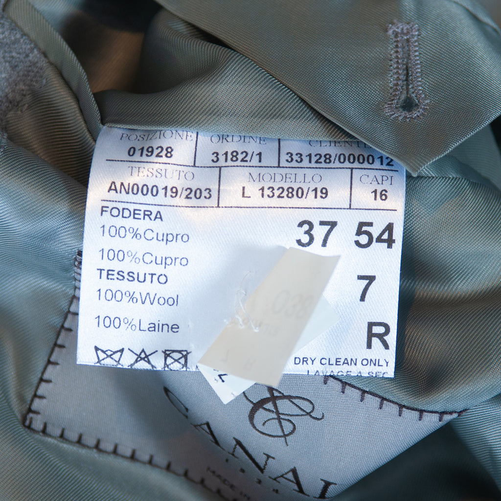 Canali 1934 Grey Flannel Suit