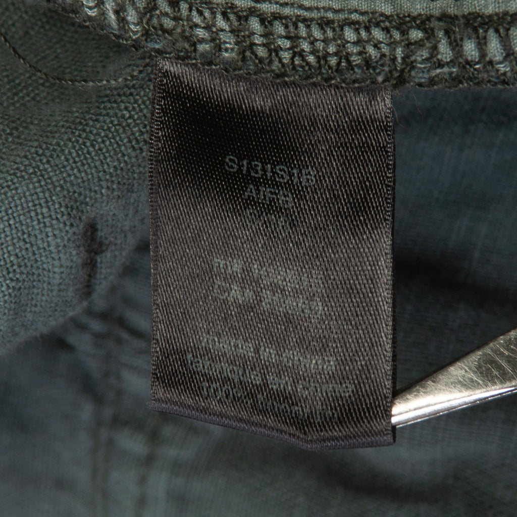 John Varvatos Slate Grey Washed Linen Shorts