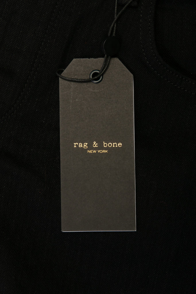 Rag & Bone Black Fit2 Slim Fit Button Fly Jeans