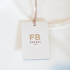 FB Effebi NWT Off-White Jersey Knit T-Shirt