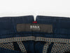 Brax Washed Navy Blue Stretch Twill Fabio Slim Pants