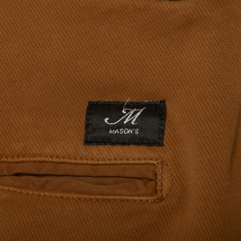 Mason’s Brown P.Torino Stretch Jersey Twill Pants