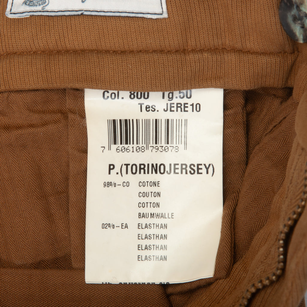 Mason’s Brown P.Torino Stretch Jersey Twill Pants