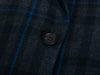 ZZegna Grey Check Flannel Drop 8 Deco Blazer