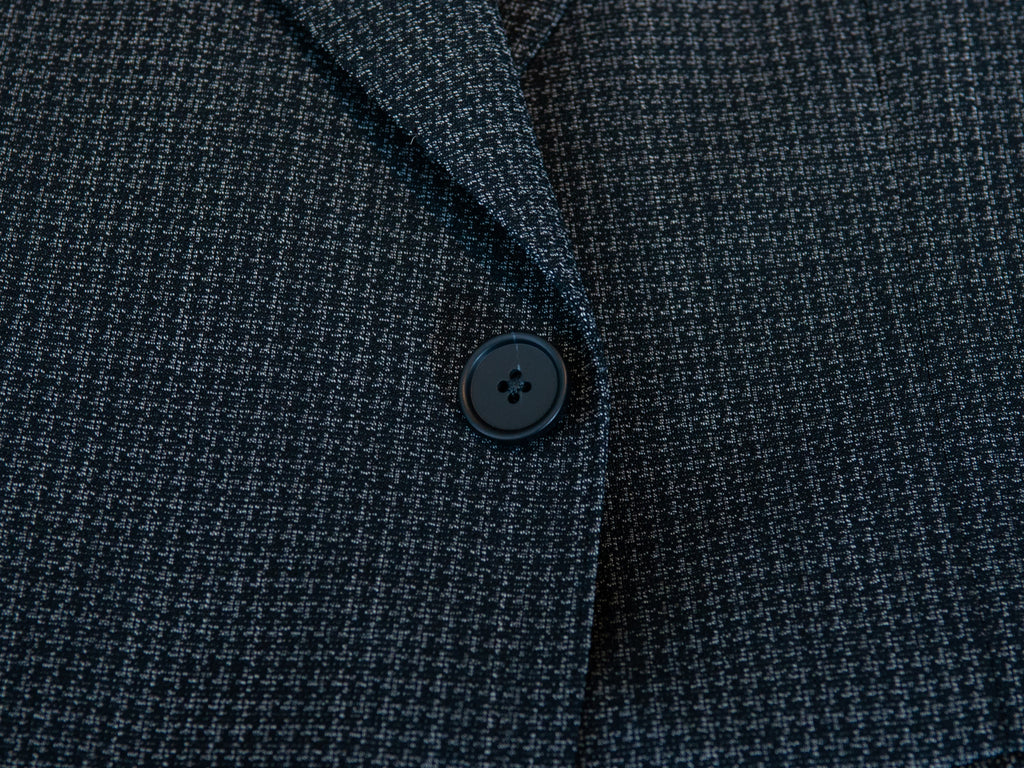 ZZegna Grey Houndstooth Drop 8 Blazer