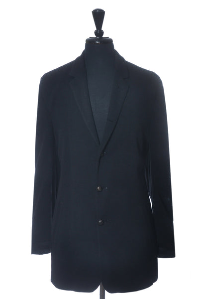 John Varvatos Luxe Black Knit Coat