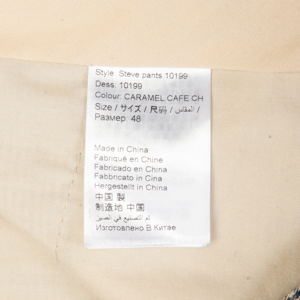 Samsoe Samsoe Caramel Cafe Houndstooth Steve Pants