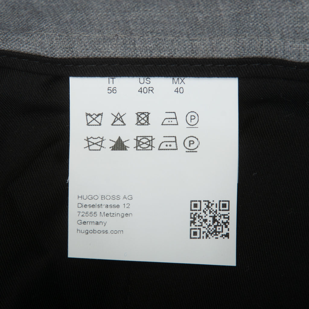 Hugo Boss Light Grey Bardon1 Slim Fit Drawstring Pants