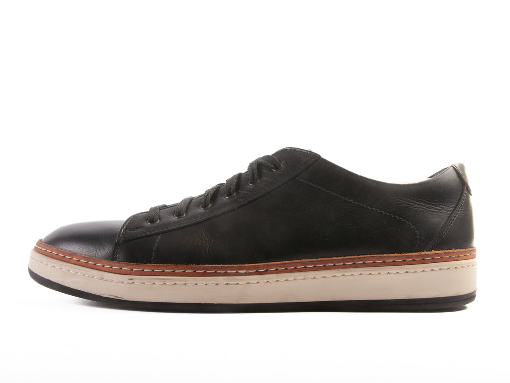 To Boot Black Leather Sneakers