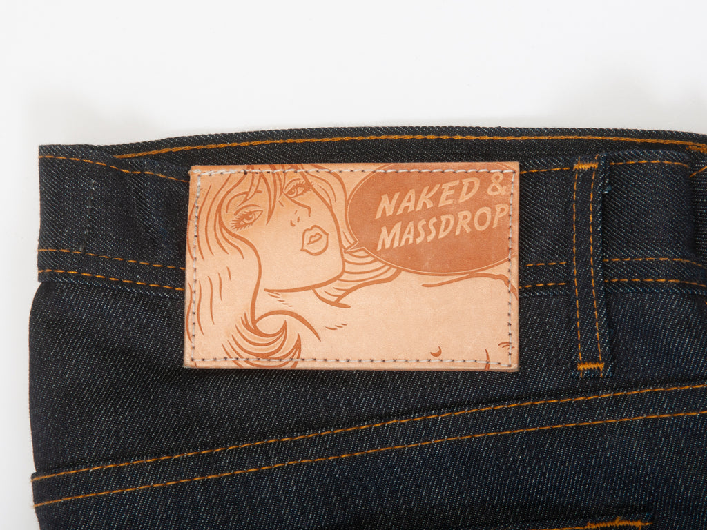 Naked & Famous Massdrop Blue Karvi Stretch Selvedge WeirdGuy Jeans