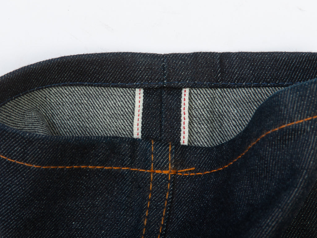 Naked & Famous Massdrop Blue Karvi Stretch Selvedge WeirdGuy Jeans