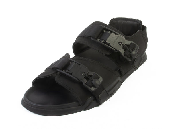 Giorgio Armani Black Strap Sandals
