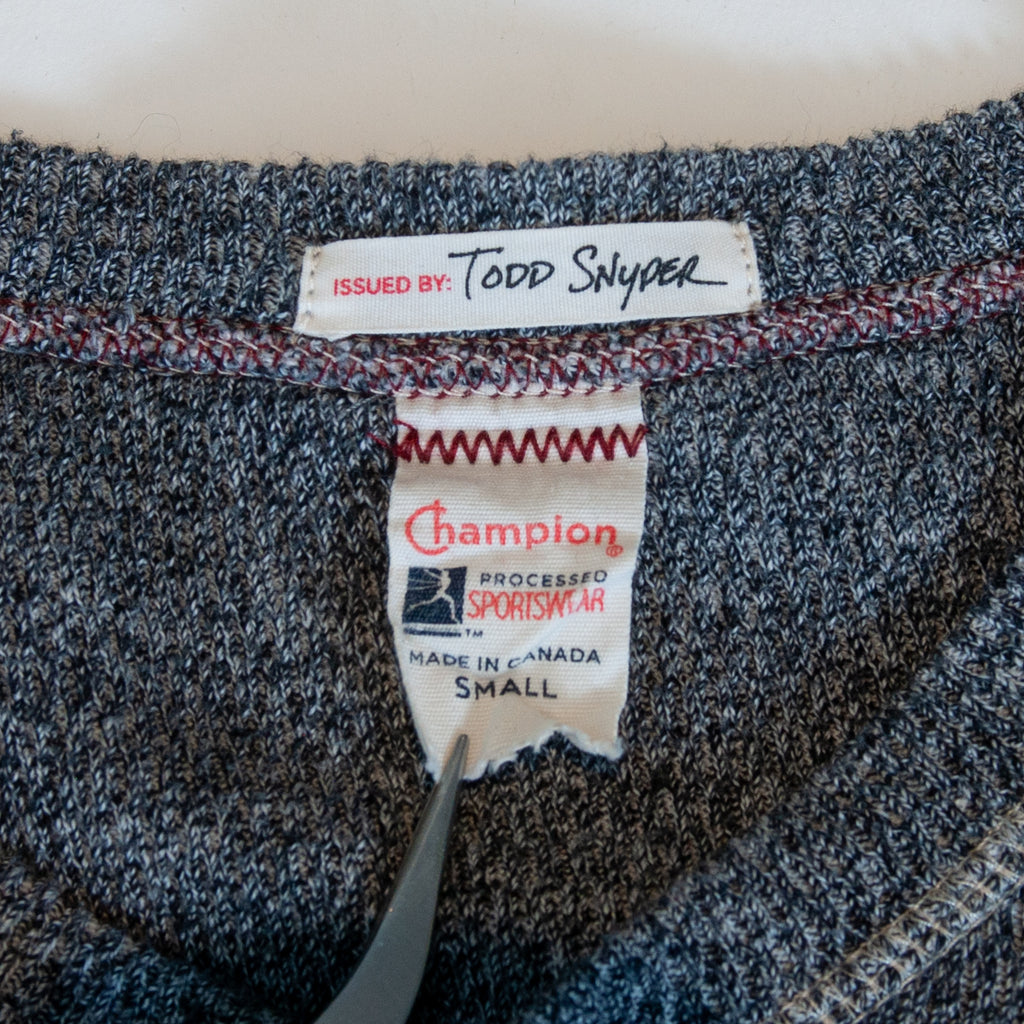 Todd Snyder X Champion Heathered Grey Henley