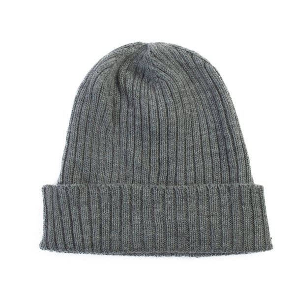 Barney’s New York Grey Merino Wool Knit Cap