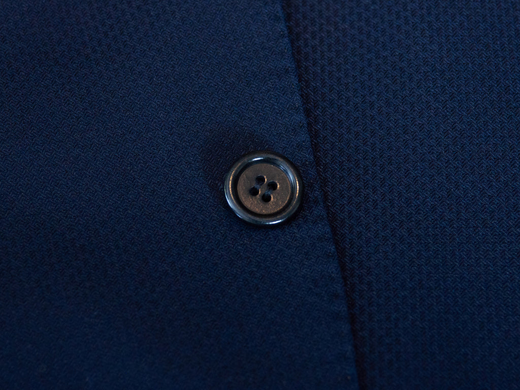 Sam Abouhassan Dark Blue Wool Twill Blazer