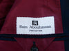 Sam Abouhassan Dark Blue Wool Twill Blazer