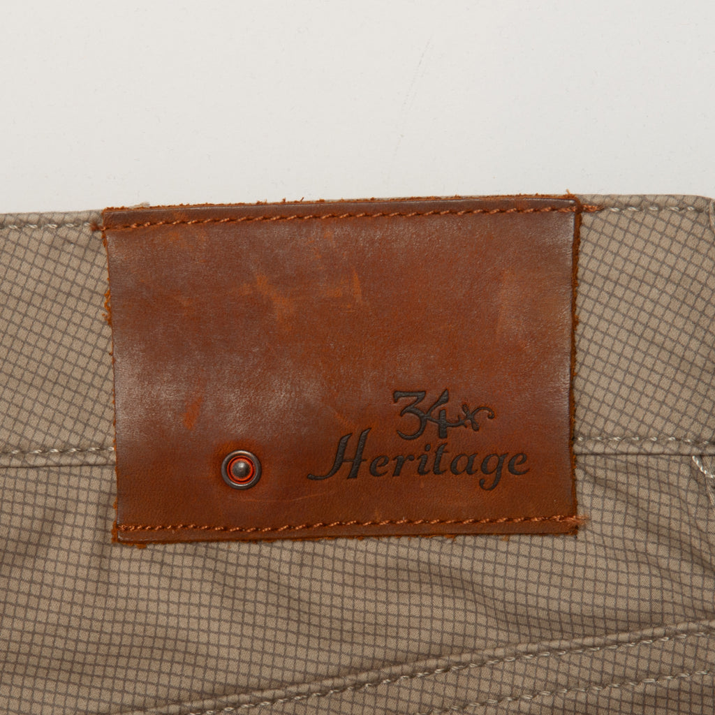 34 Heritage Brown Graph Print Courage Pants