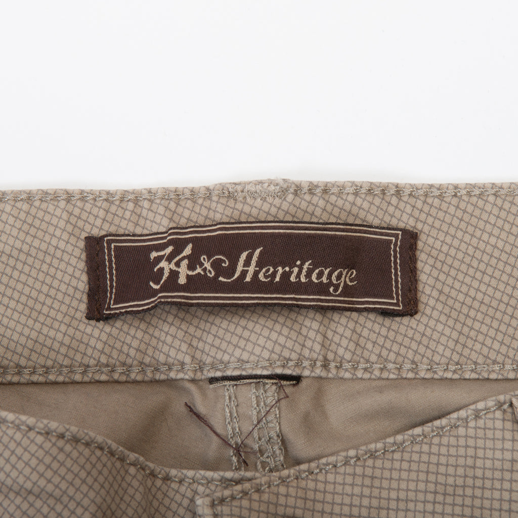 34 Heritage Brown Graph Print Courage Pants