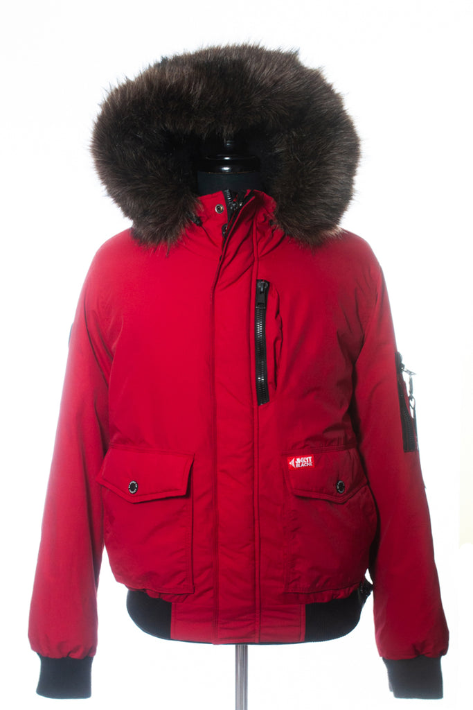 Jack1t Red Down Parka