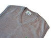 Lacoste Grey Wool Sweater Vest
