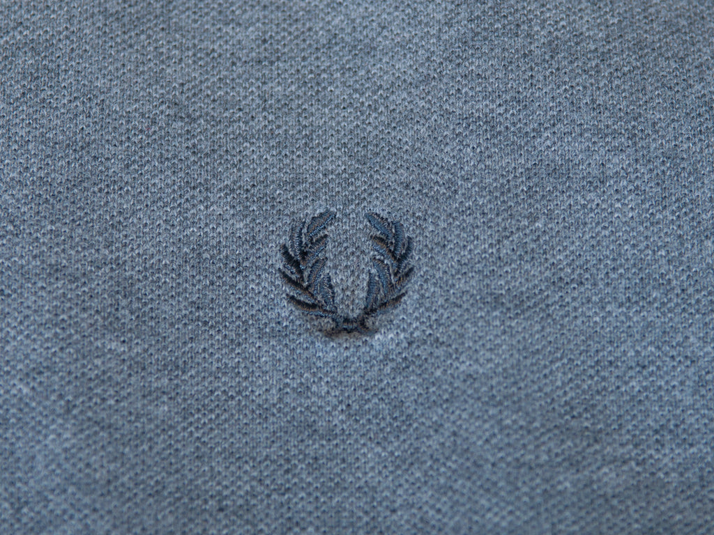 Fred Perry Grey Cotton Pique Polo Shirt