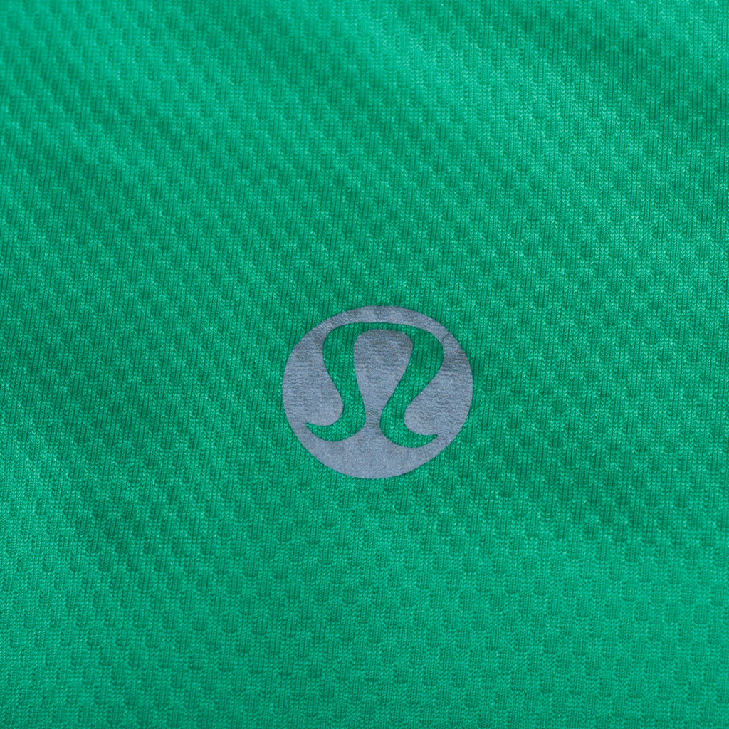 Lululemon Green and White Half Zip Track Jacket