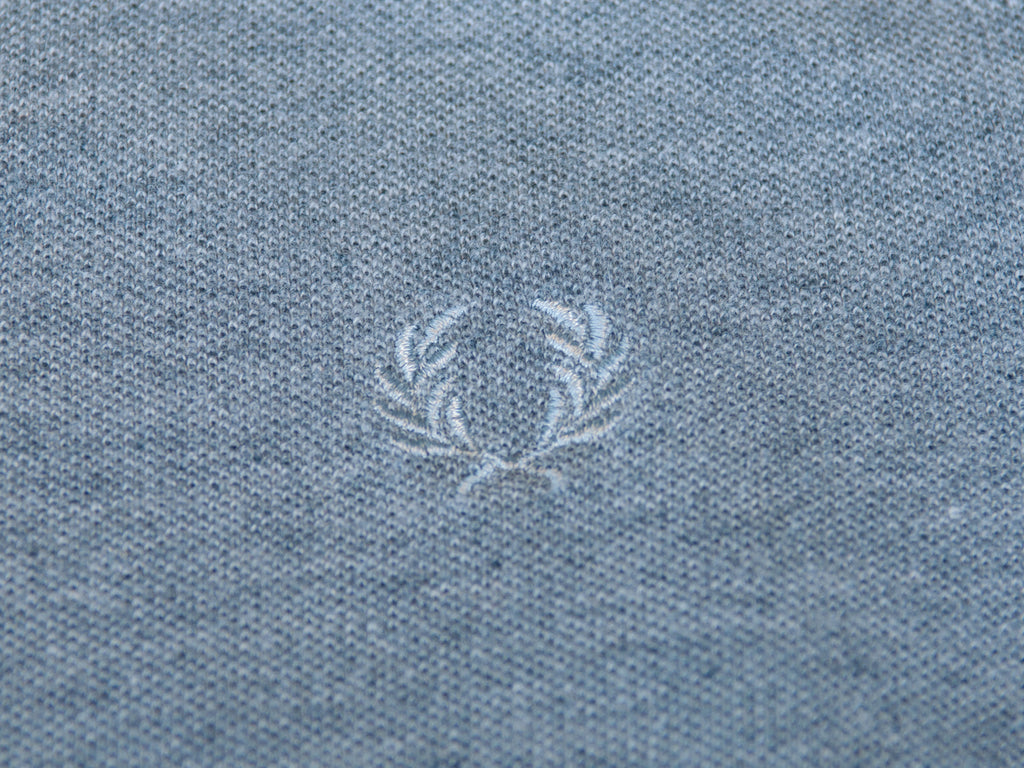 Fred Perry Grey Cotton Pique Polo Shirt