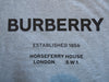 Burberry London Grey Text T-Shirt