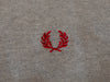 Fred Perry Grey Cotton Pique Polo Shirt