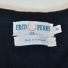 Fred Perry Black Scottish Lambswool V-Neck Sweater