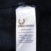 Fred Perry Black Scottish Lambswool V-Neck Sweater