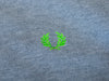 Fred Perry Grey Cotton Pique Polo Shirt
