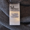 Fred Perry Grey Scottish Lambswool V-Neck Sweater